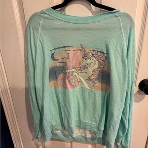 Wildfox unicorn baggy jumper